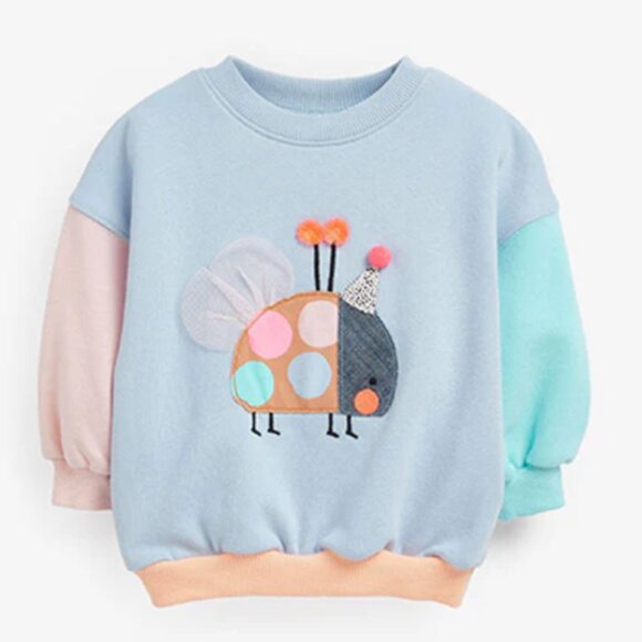 Next Direct Other - Blue Ladybird Sweatshirt